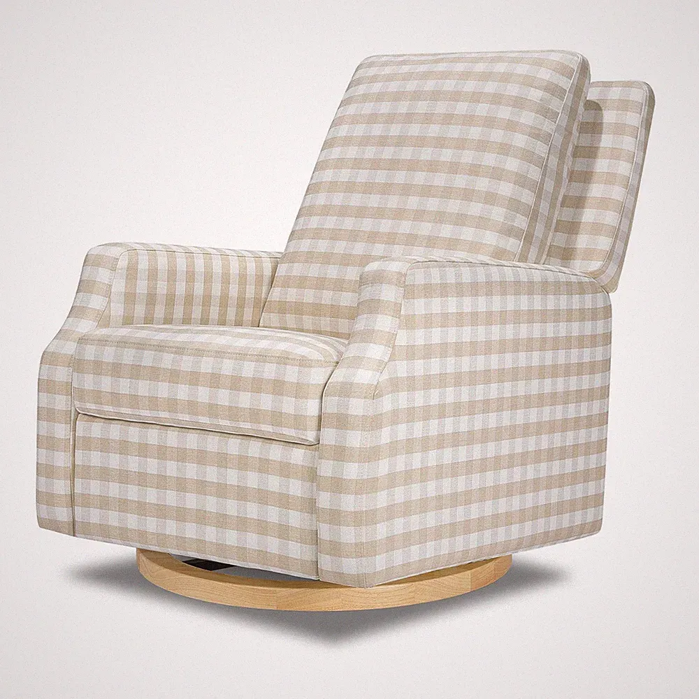 Crewe Glider Recliner Nursery Chair - GREENGUARD Gold & Certi-PUR US Certifie...