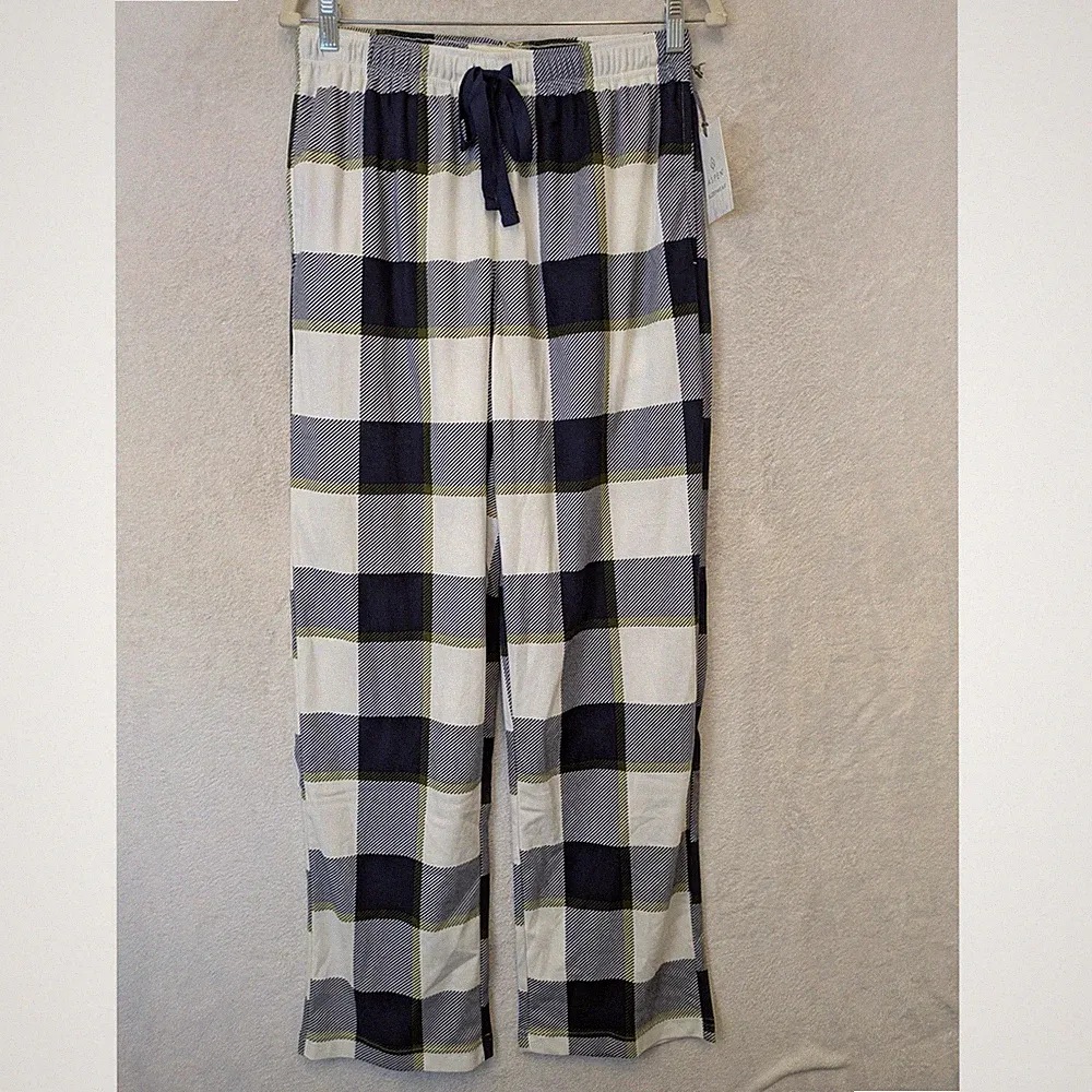 NEW Aspen Pajama Pants Men's M Plaid Sleepwear Lounger