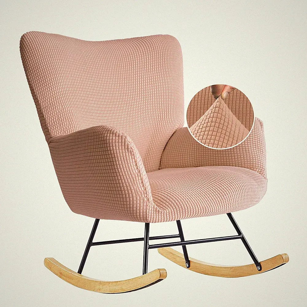 Nursery Rocking Chair Cover,1 Piece Glider Chairs Cover Slipcovers,Soft with...