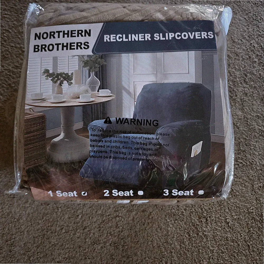 Recliner Cover, Stretch Recliner Covers That Stay in Place, 1 Seat Khaki