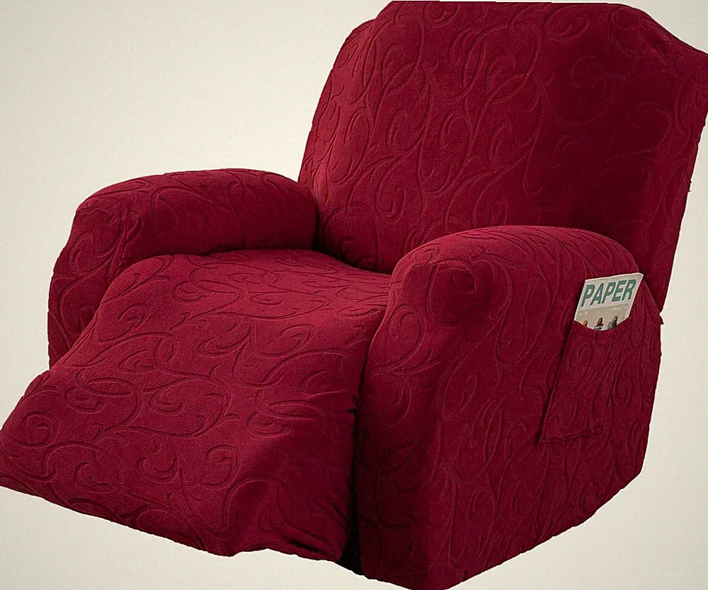 Recliner Slipcover 4-Piece Stretch Sofa Protector for Kids & Pets, Washable
