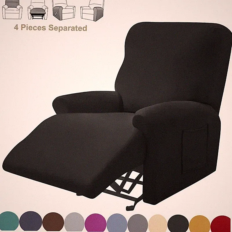 Split Recliner Sofa Cover Living Room 1Seater Lazy Boy Armchair Cover Elastic
