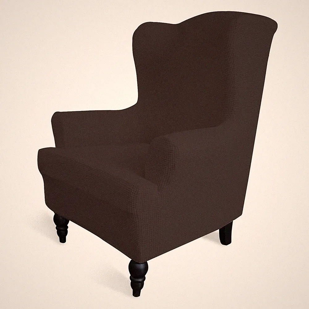 Stretch Wingback Chair Sofa Slipcover 1-Piece Sofa Cover Furniture Protector Cou