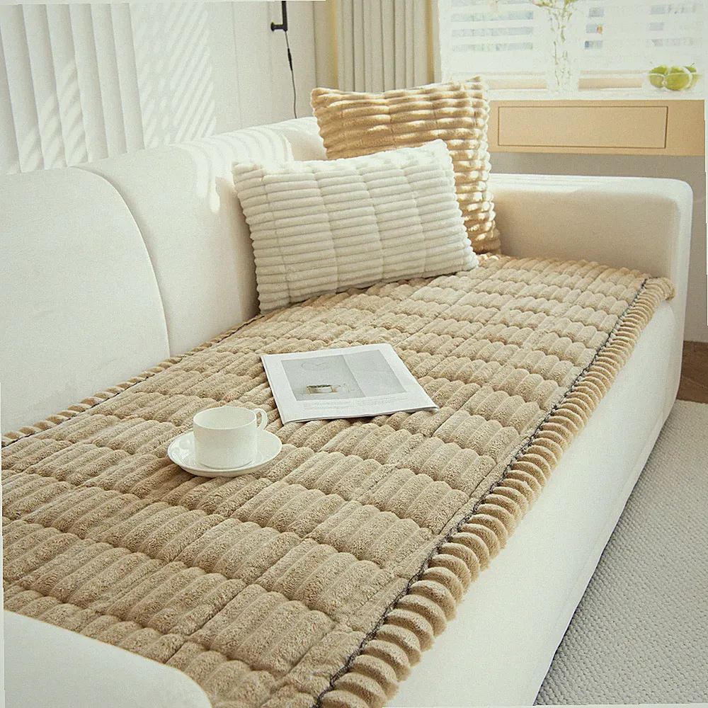 Thick Corduroy Couch Covers Sofa Cushion Protector Pets Dog Bed Cover Pet Mat